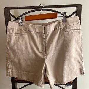 White House Black Market Beige Women's Shorts